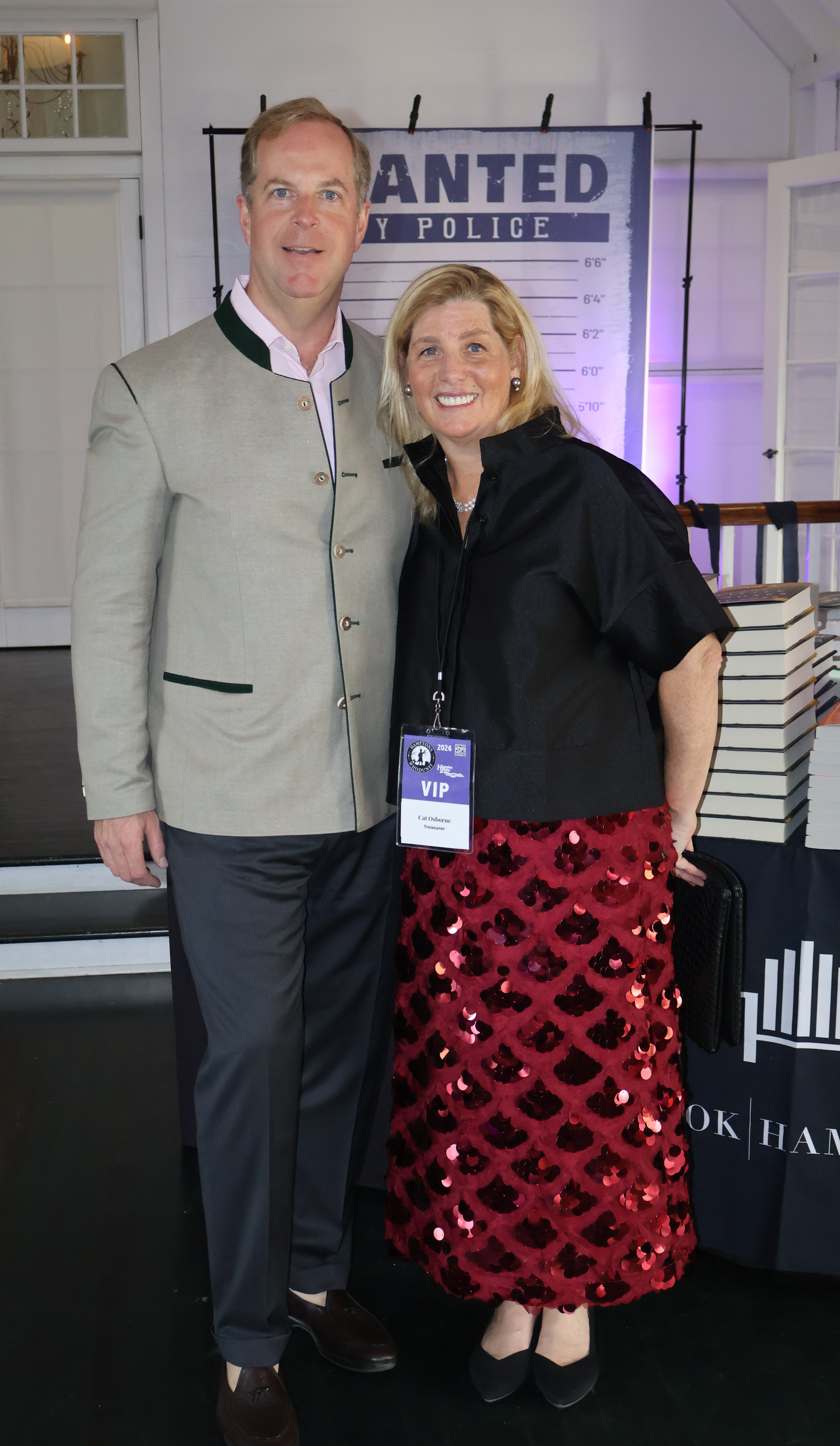 Alan and Treasurer Cat Osborne