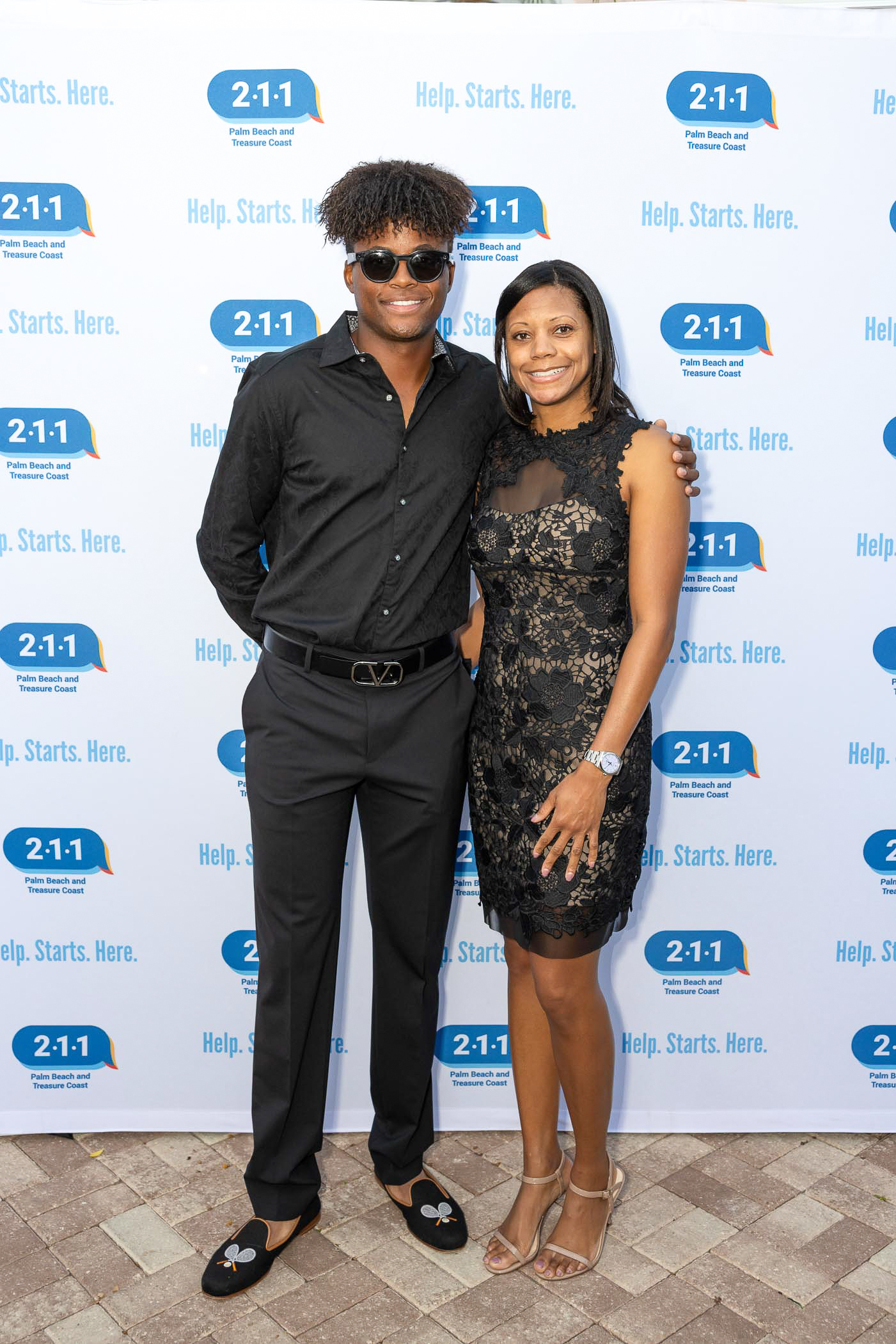 Austin Adderly and Achara Marshall