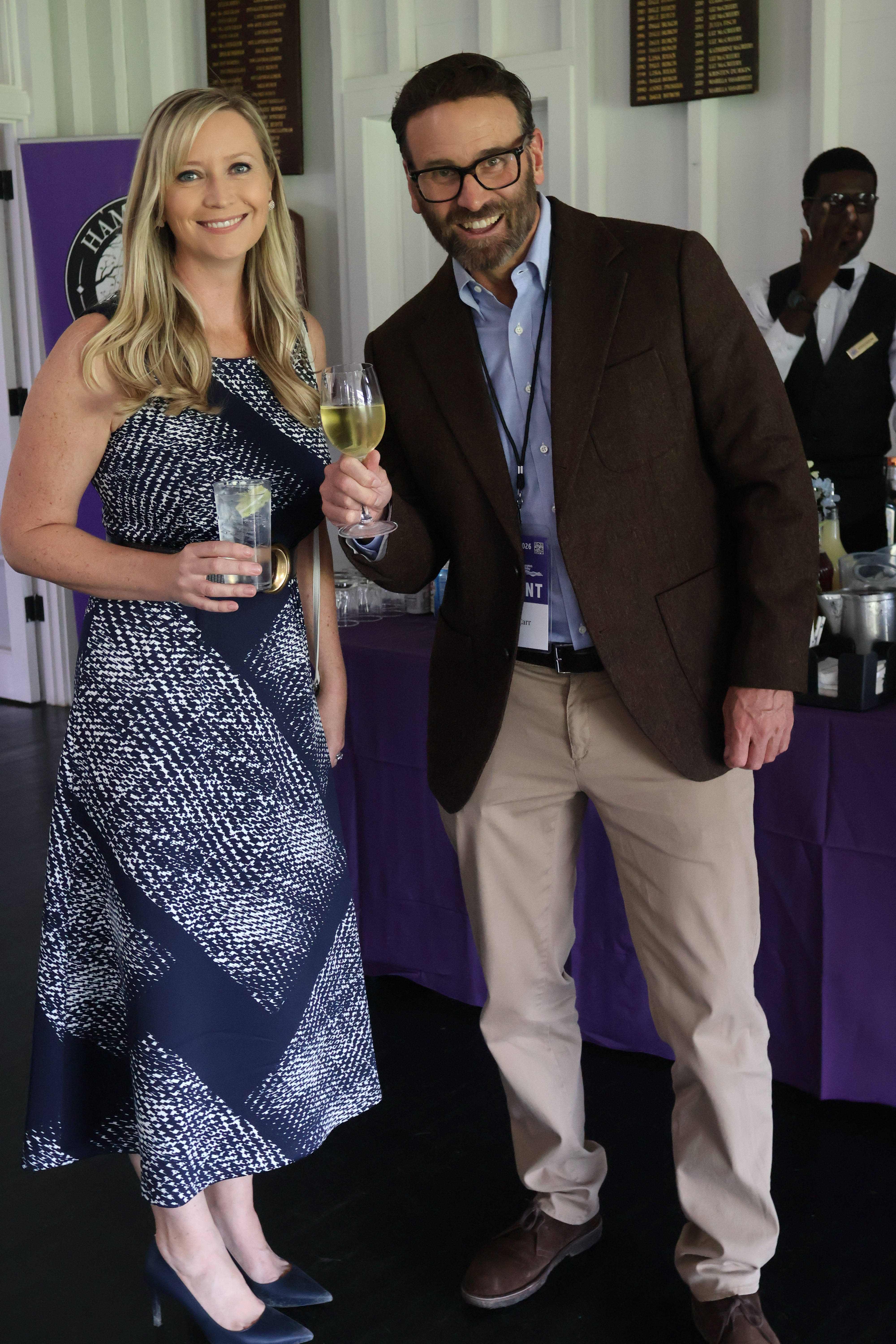 Courtney Psak, with Guest of Honor Author Jack Carr