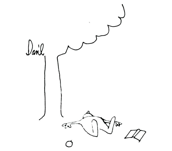 Tree cartoon by Dan Rattiner