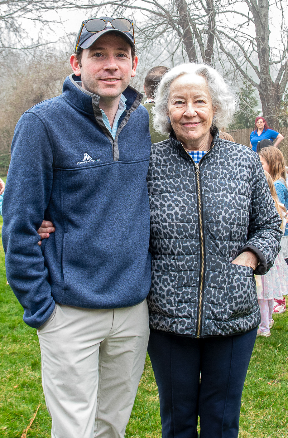 Eddie Moan with Southampton Inn owner Dede Gotthelf