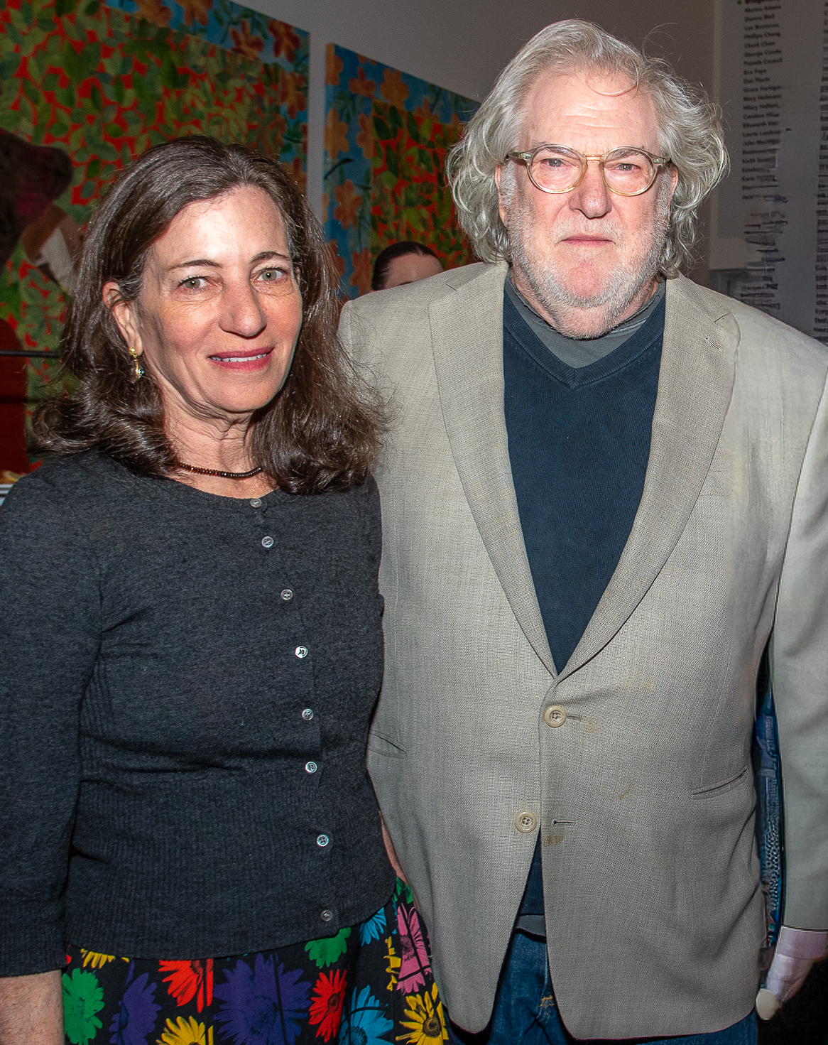 Ellen Lewis and Donald Sultan