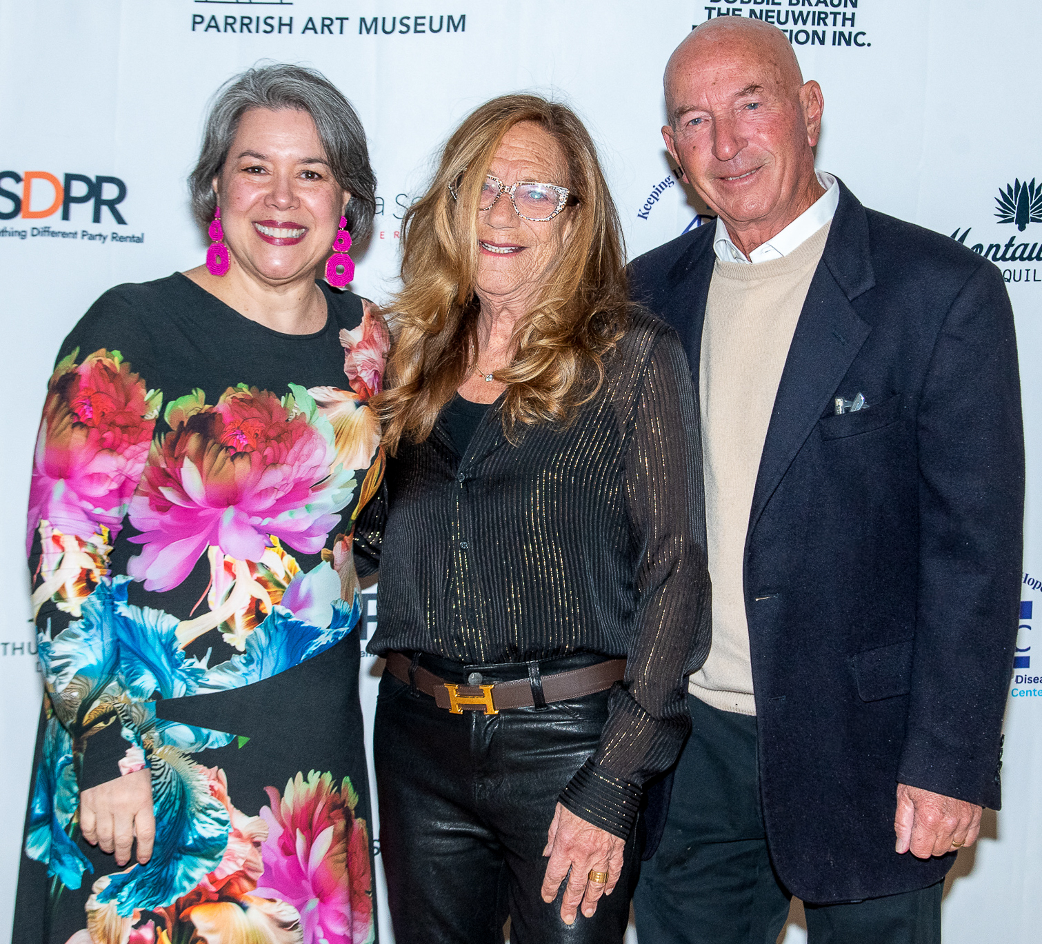 Executive Director Monica Ramirez-Montagut with Honoree Bobby Braun and Mitchell Myron