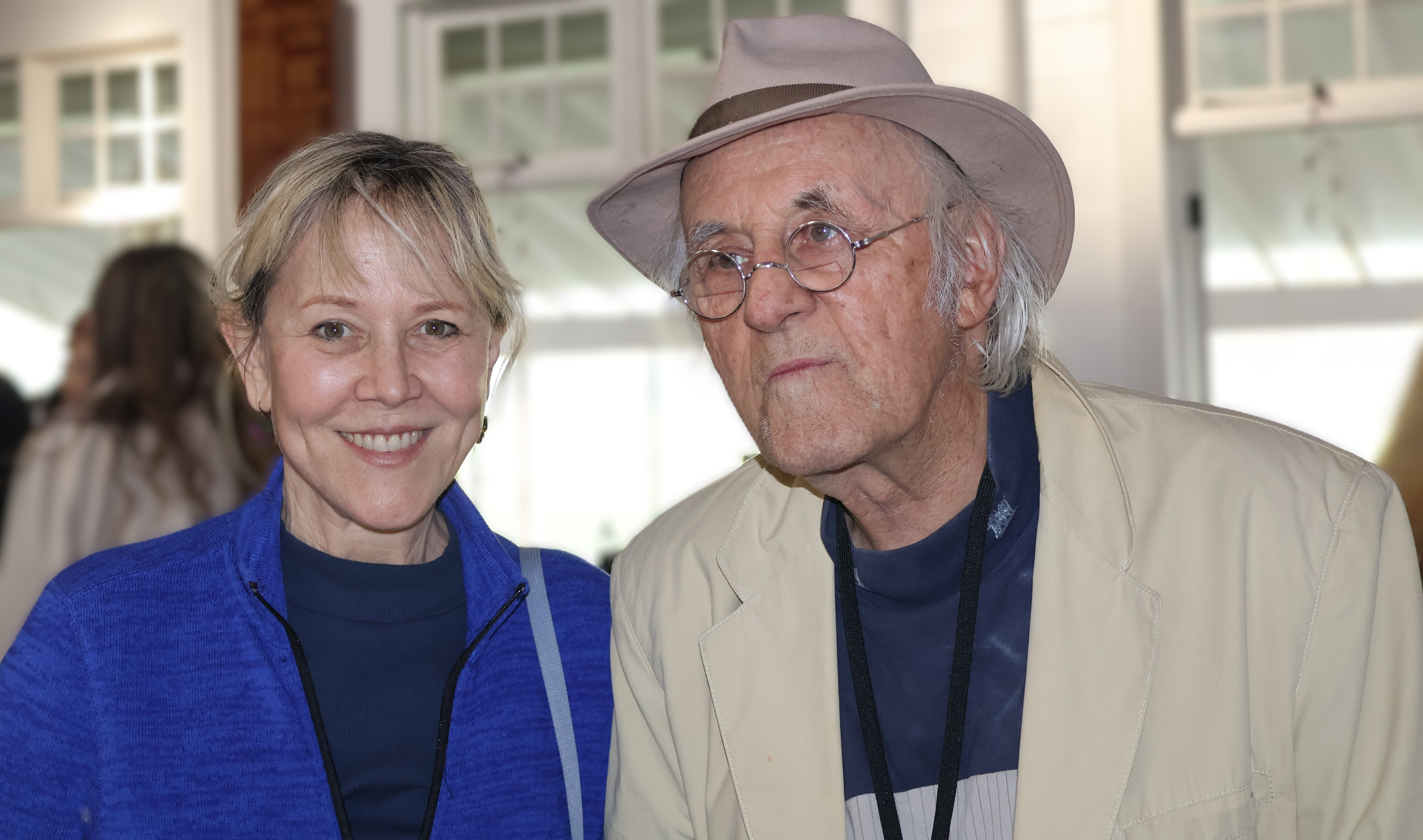 Francie Whitney with East Hampton Town Historian Hugh King