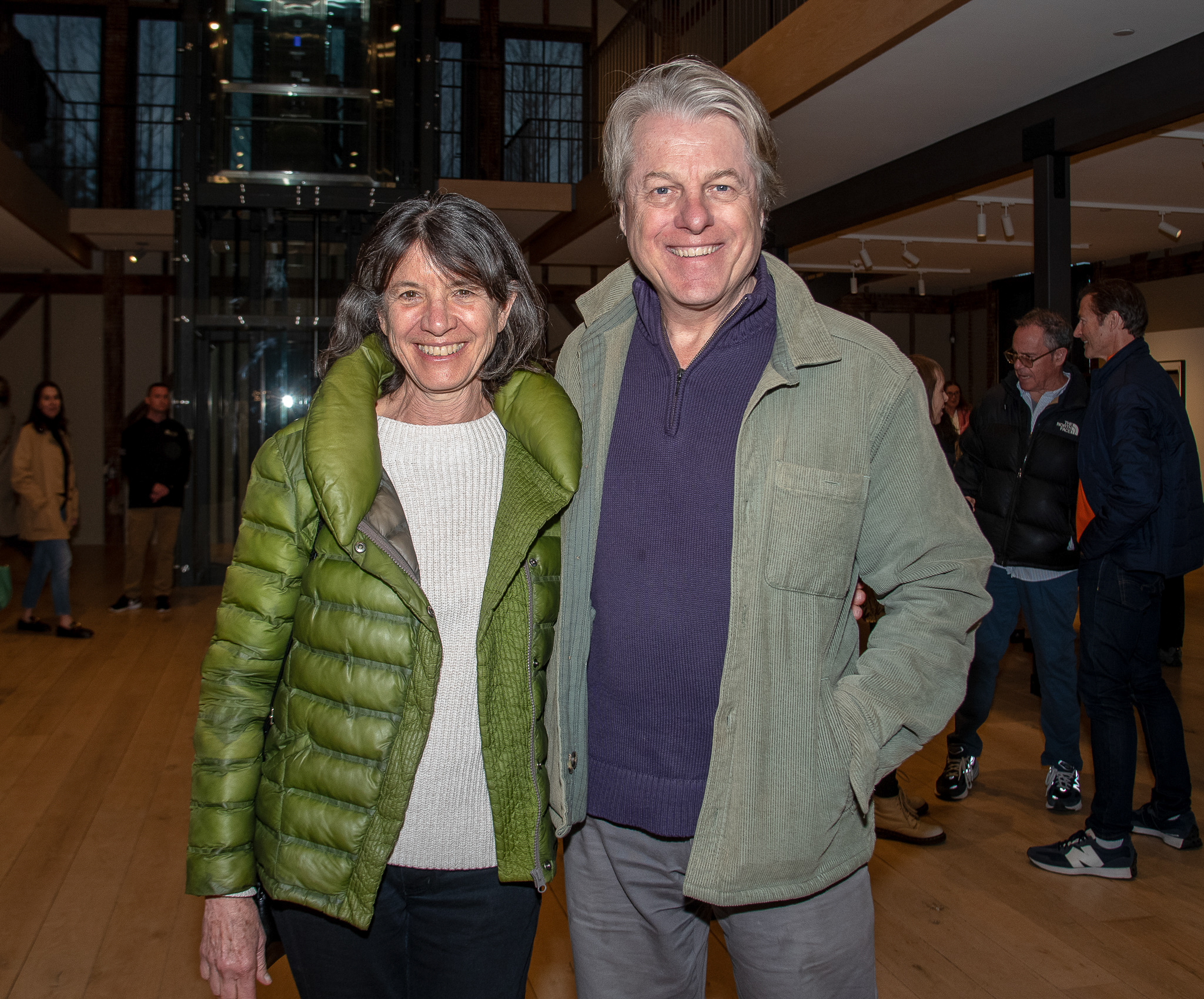 Gabrielle Lansner and Dean Taucher