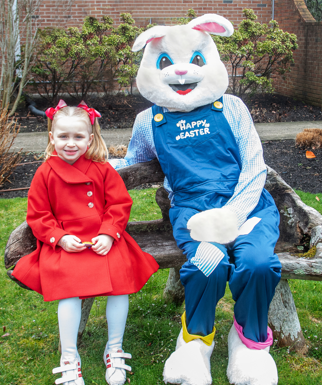 Grace with the Easter Bunny