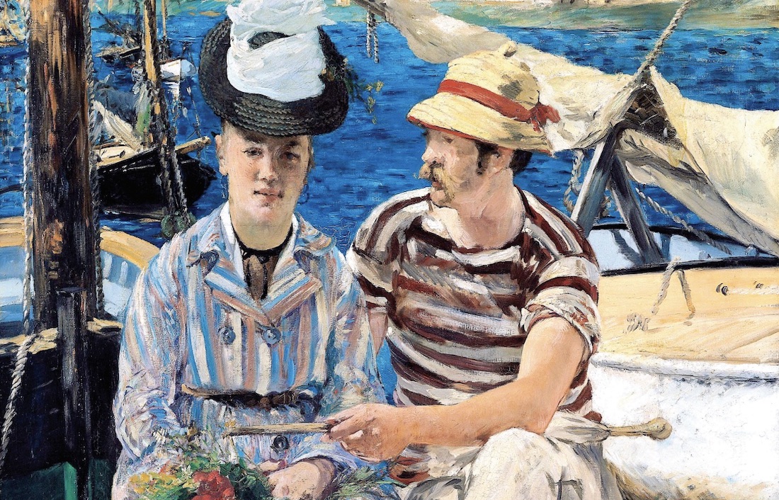 April 24, 2026 Dan's Papers cover art (detail) by Edouard Manet (1832-1883), "Argenteuil," 1874. Oil on canvas. 149 cm x 115 cm., Musée des Beaux-Arts/Tournai/Belgium, Courtesy Theodore Feder, HIP / Art Resource, NY