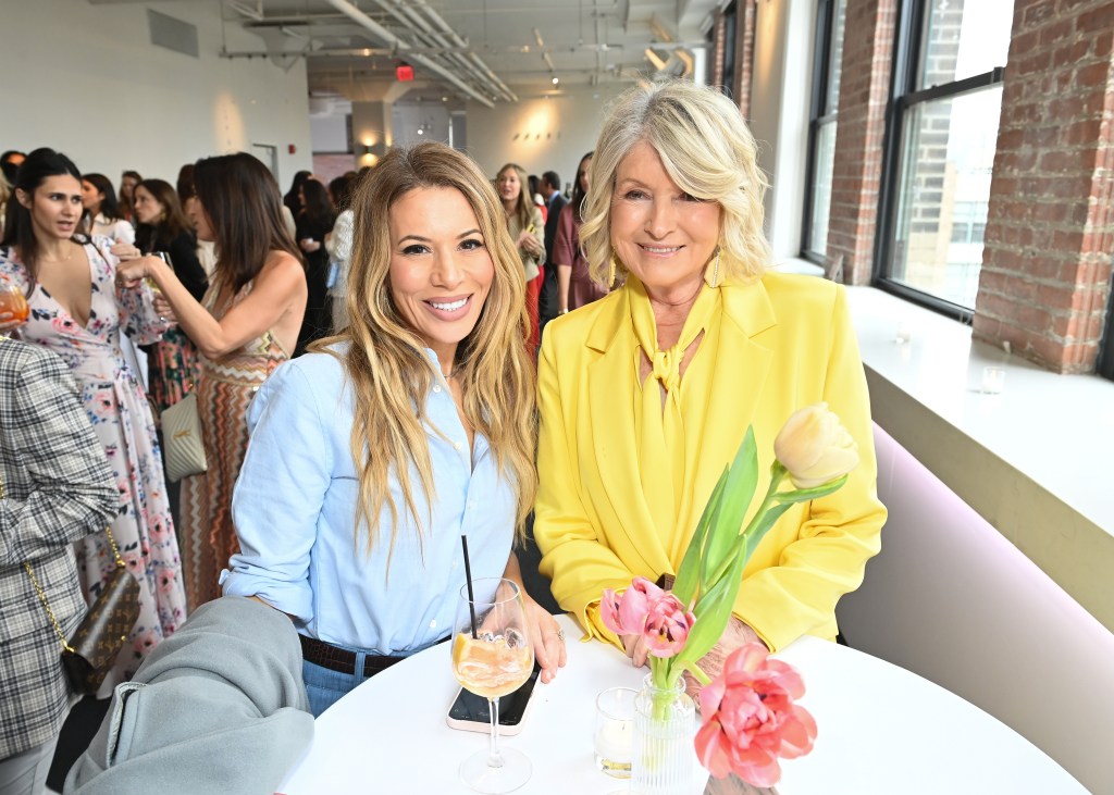 Daisy Toye and Martha Stewart at the 10th Annual Playground Committee Luncheon.