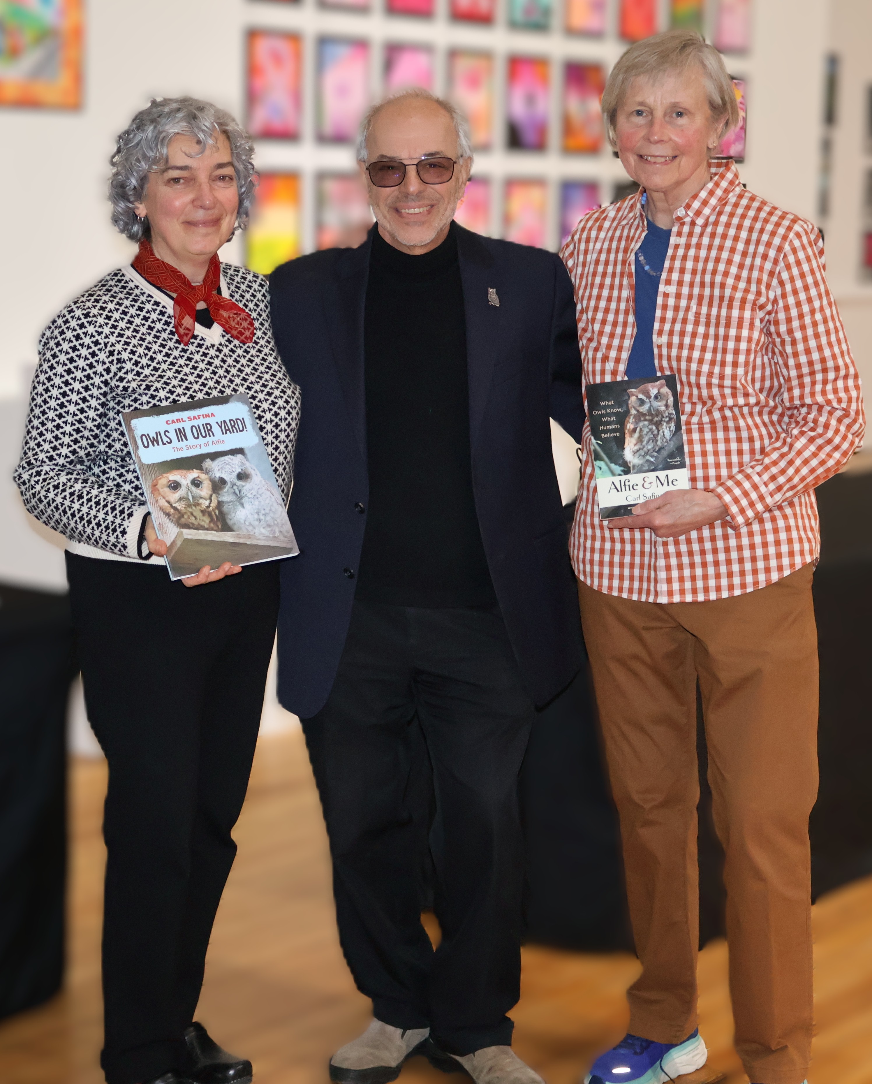 Maryann Calendrille, Author Carl Safina, Katherine Szoka