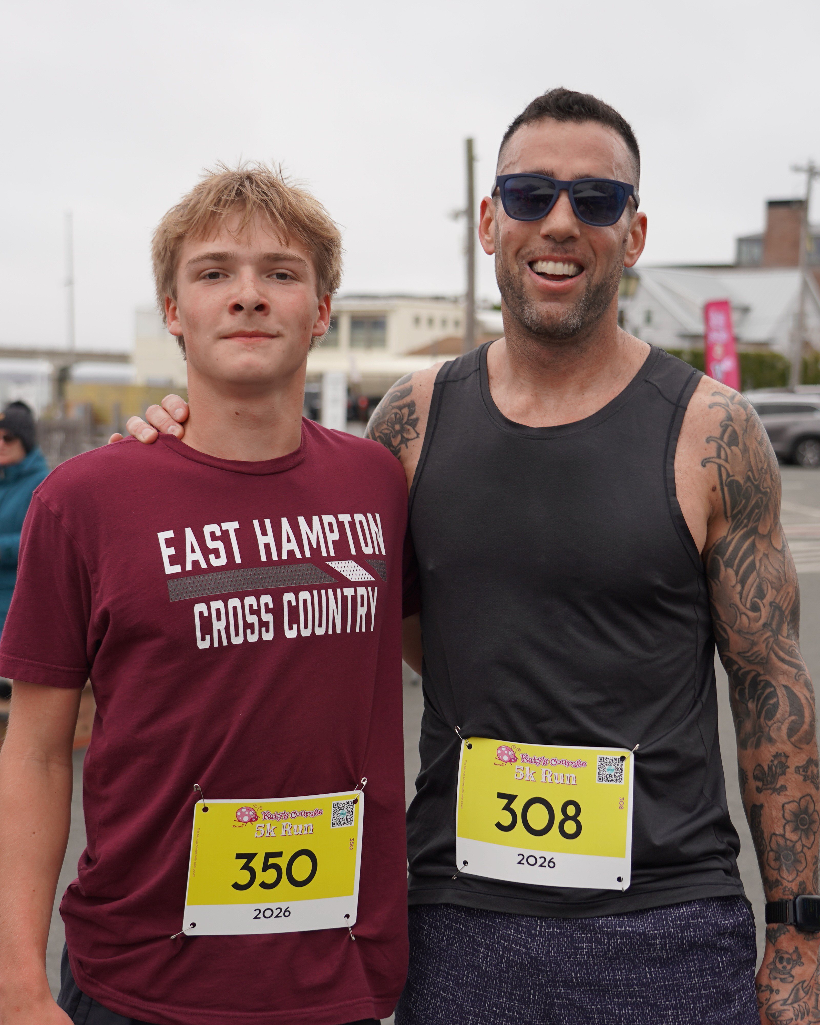 1st & 2nd Place Winners:: Jake Samuelson Time- 16:56.96 and Neil