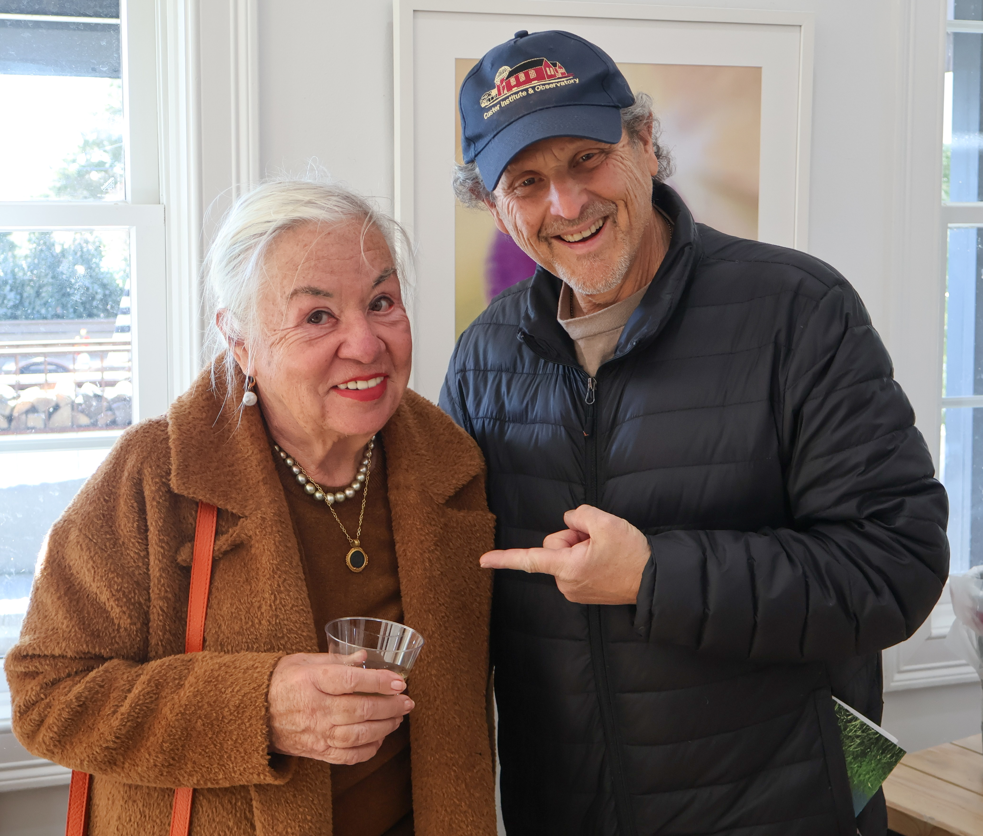 President Westhampton Garden Club Alicia Whitaker, and Bert