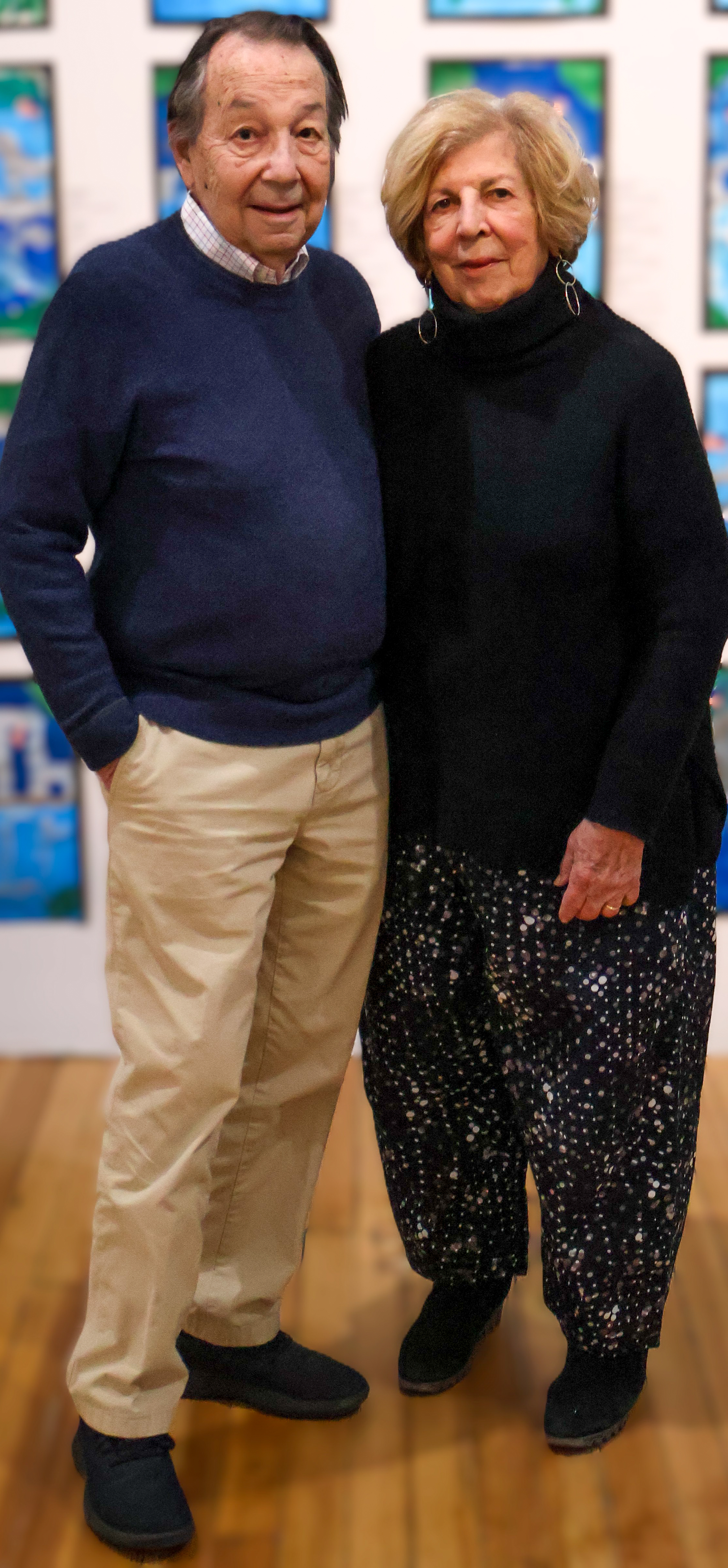 Richard Werthamer with Board Member Susan Bloom