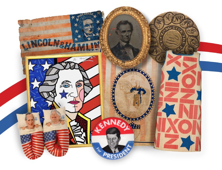 Ephemera on display in 