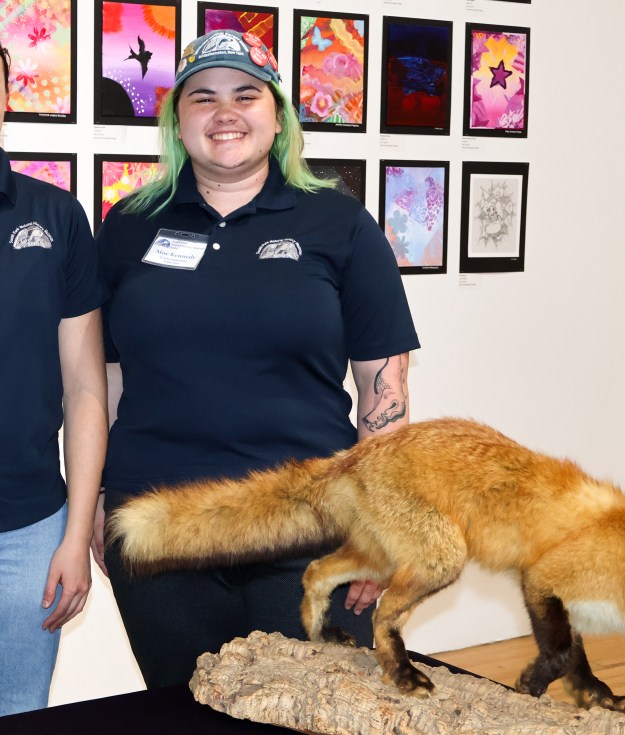 SOFO Outreach Coordinator Rebecca Rodgers with Environmental Educator, Moe Kennedy