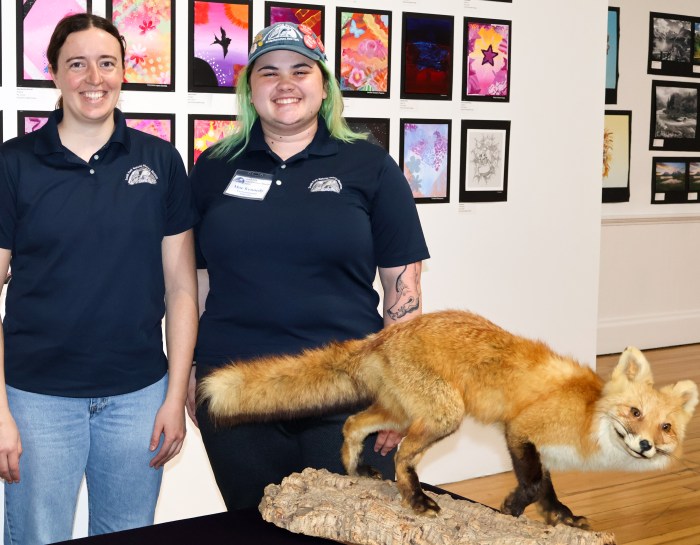 SOFO Outreach Coordinator Rebecca Rodgers with Environmental Educator, Moe Kennedy