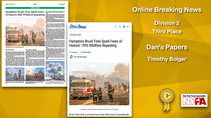 tim brush fire story NYPA 2026