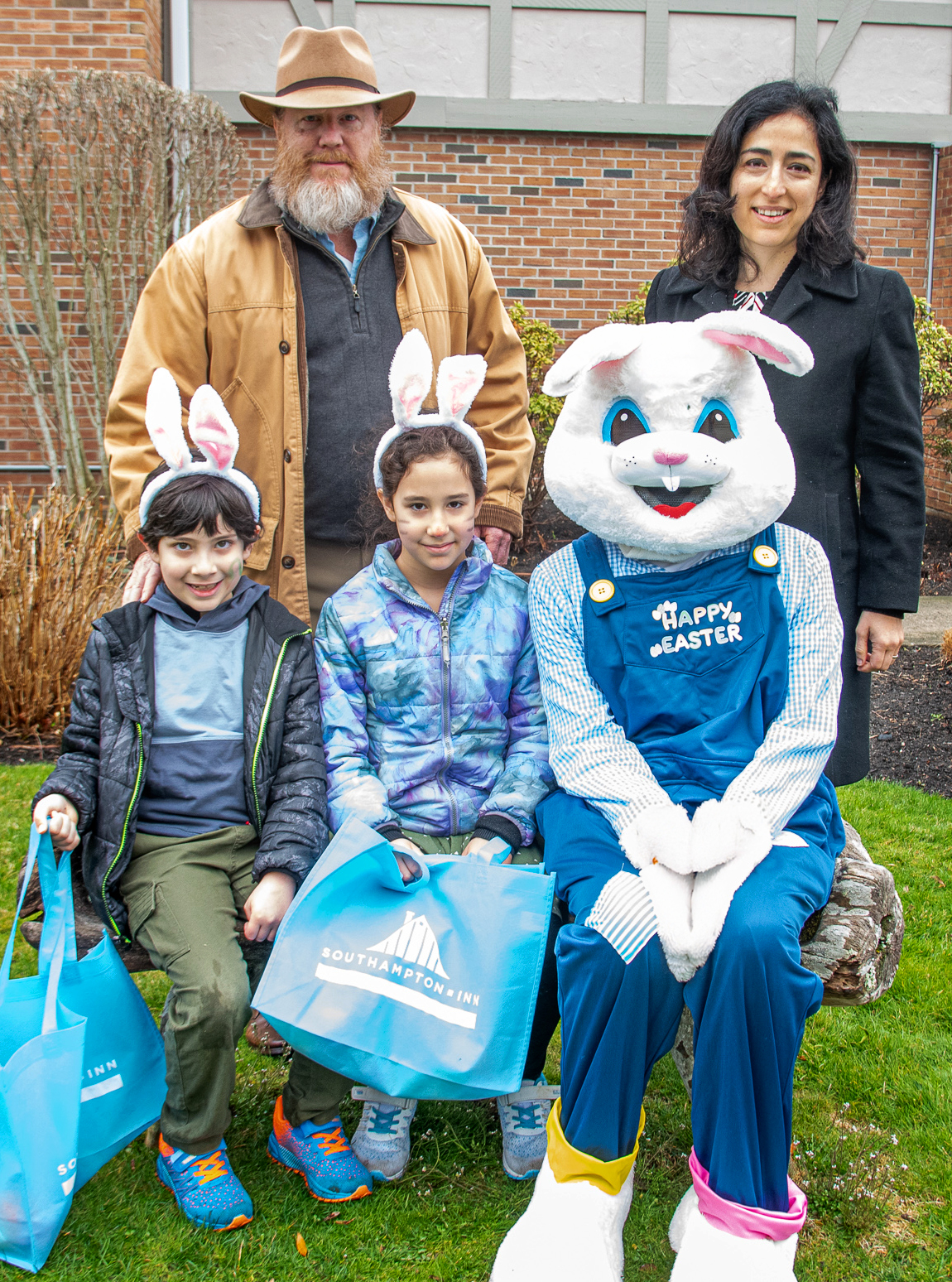 The Kennedy Family with the Easter Bunny