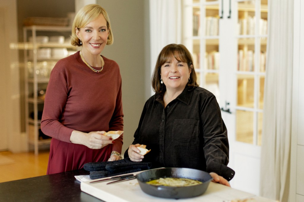 Ina Garten, Allison Janney and Baked Fontina, as seen on 
