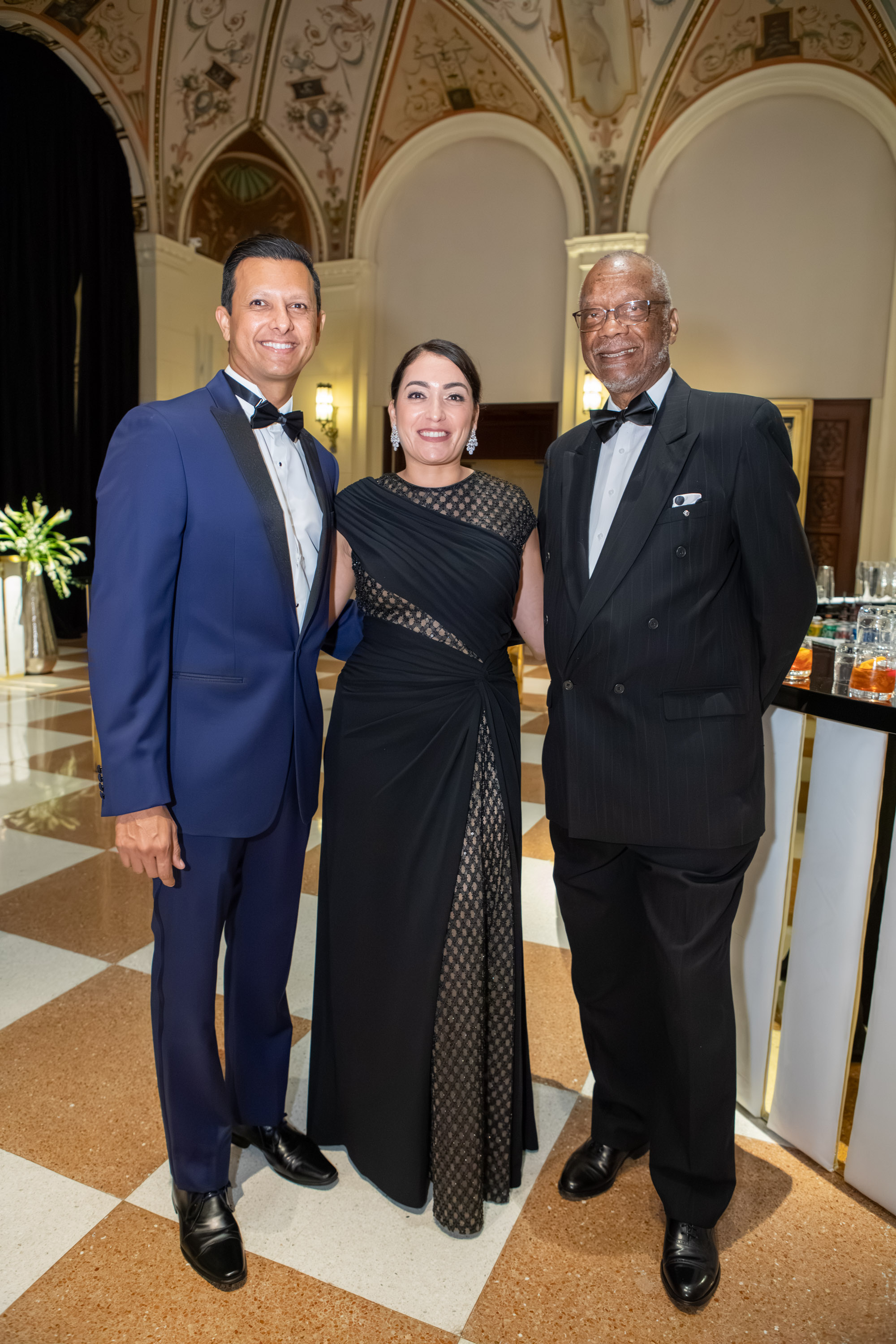 Dr. Shanel and Stephanie Bhagwandin, John Stanfield