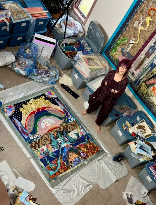 Amy Zerner in her studio