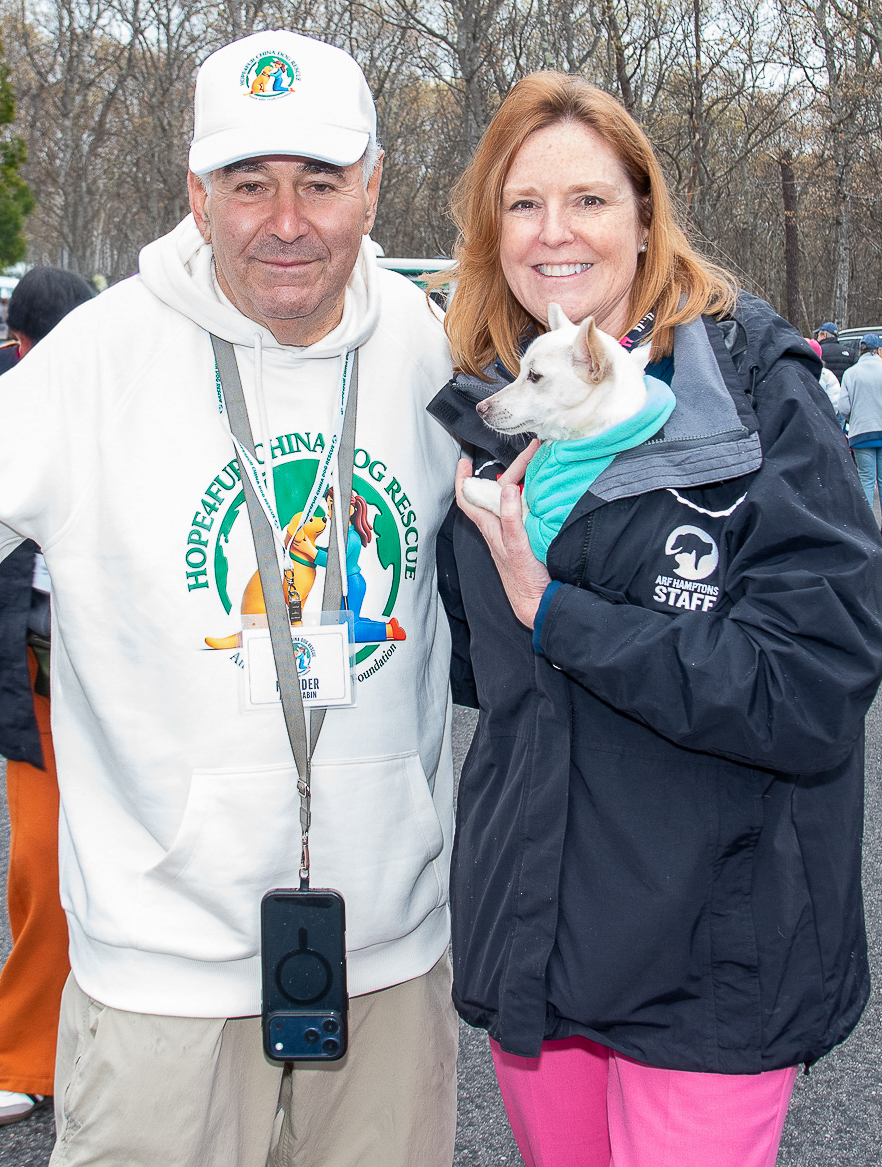 Andy Sabin with Executive Director Kim Nichols