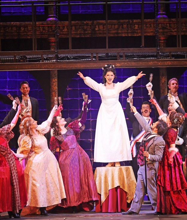 Cassie Austin and the cast of Phantom.