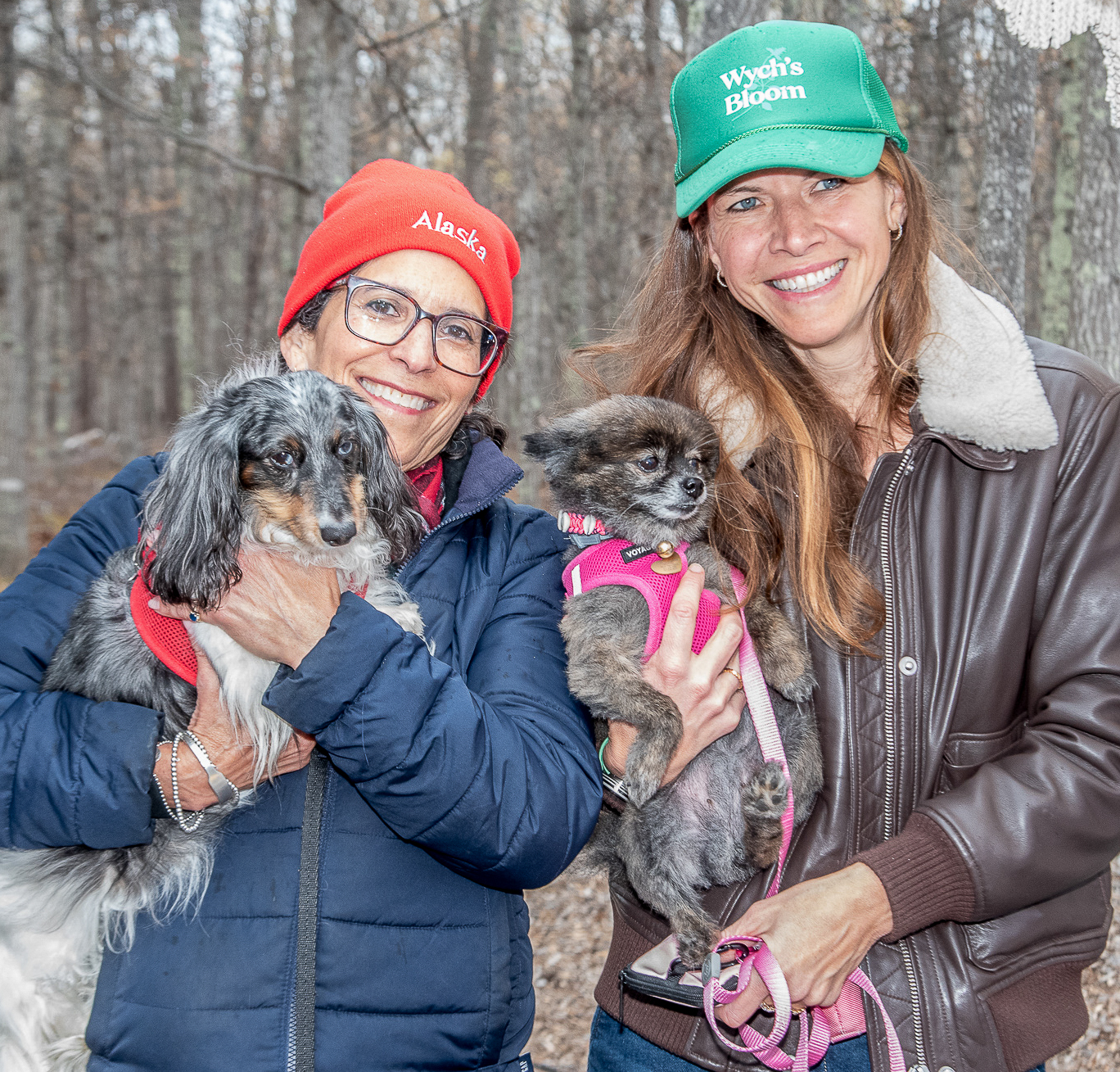 Christiane Arbesu, Debbie Rose, with Sylvie and Bijoux.