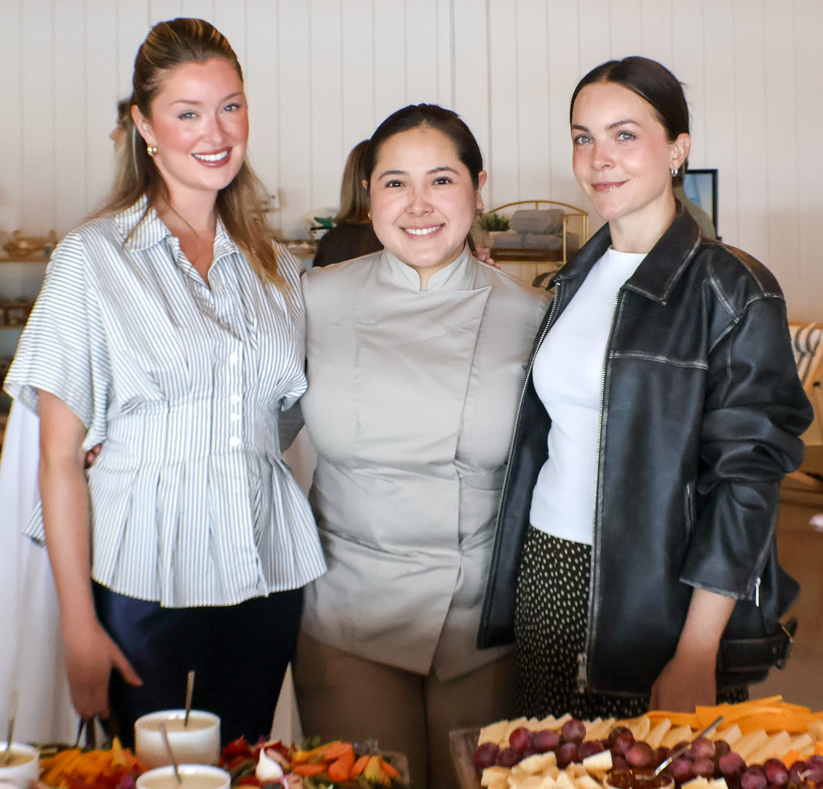 Director of Sales, Alana Andersen with Executive Chef Jackie Villana, and Assistant Director of Sales at the Montauk Yacht Club, Andie Obeid 