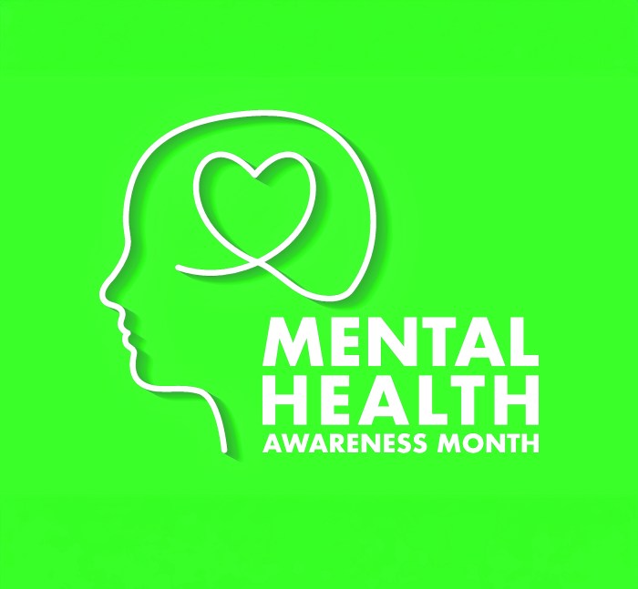 This May, focus on and be aware of mental health, as it’s Mental Health Awareness Month.