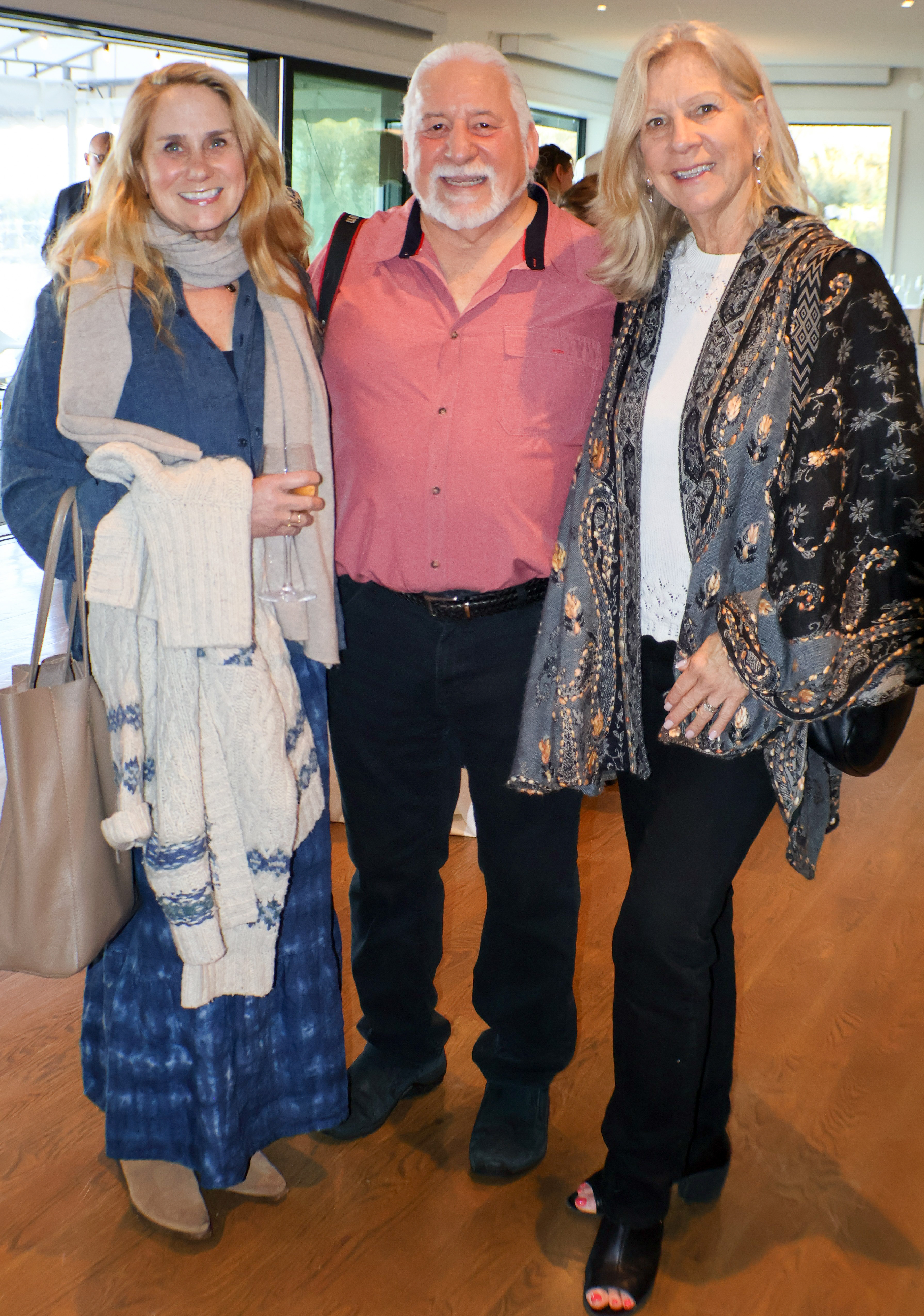 Karen Lenahan of Karen Lenahan Floral Design and Publisher Montaukk Sun and Montauk Music Festival Ken & Sue Giustino