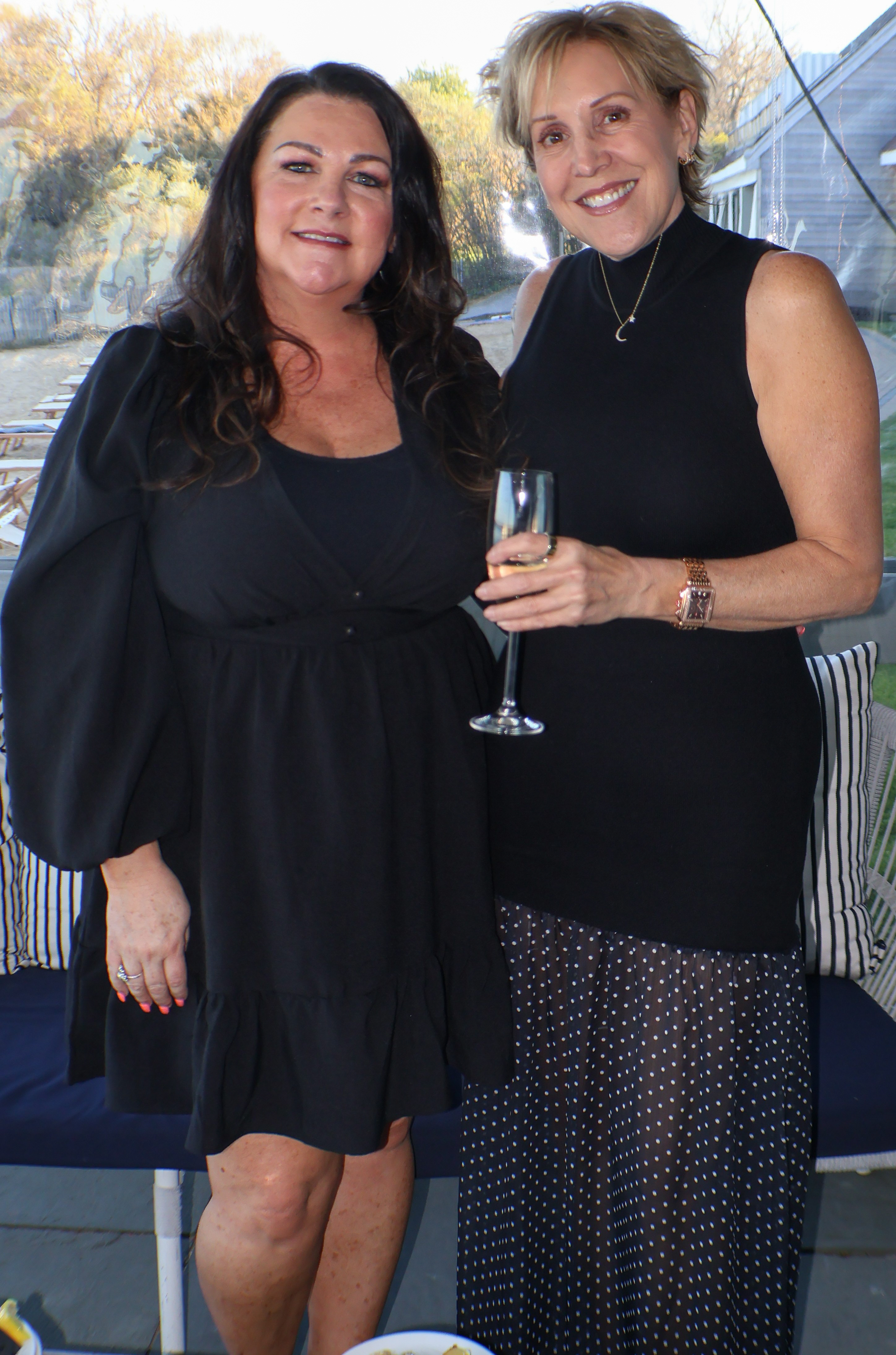 Owner Susan Halbert and Melanie Hock with Beauty Mark Bride