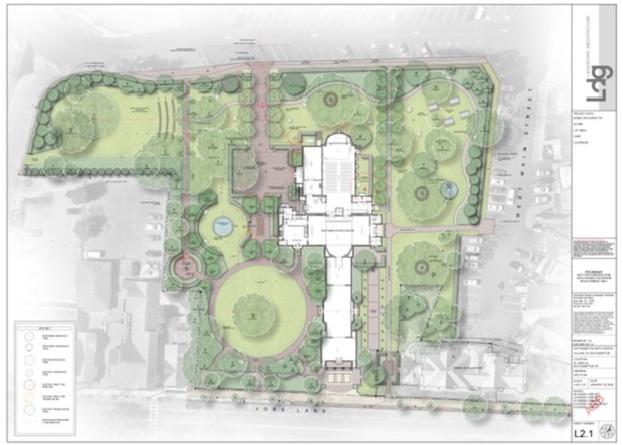 Paulson Family Gardens Rendering at Southampton Arts Center
