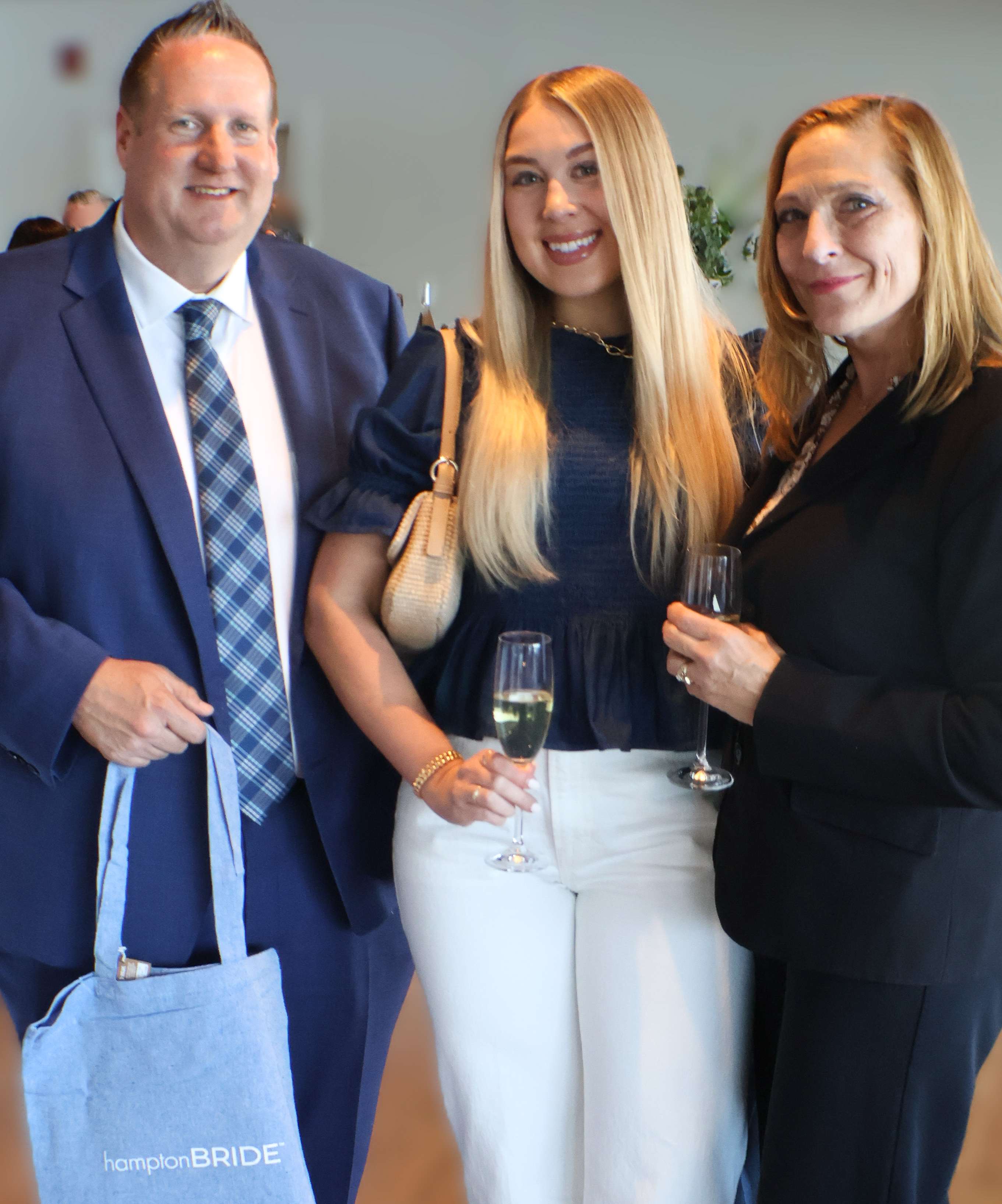 Steve Berry President of North Fork Luxury Transport, Rita Ellis with Rita Ellis Events, Susan Hedgess