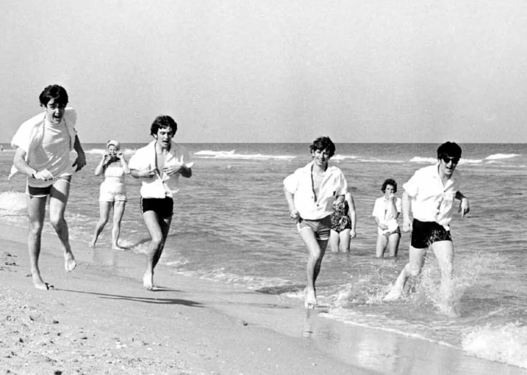 Beatles Miami Beach 1964 by Harry Benson, Courtesy Contessa Gallery