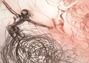 July 18, 2025 Dan's Papers cover art (detail) by Salvador Dali, Courtesy Contessa Gallery