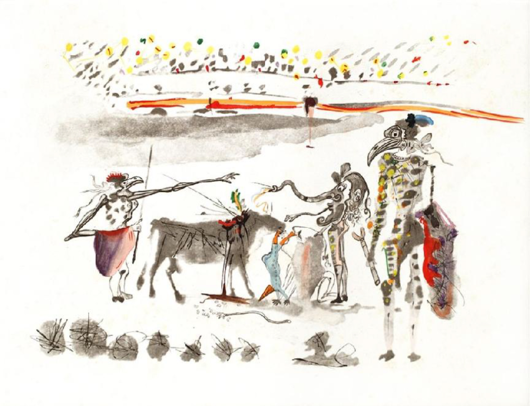 Salvador Dali "Parrots," Courtesy Contessa Gallery