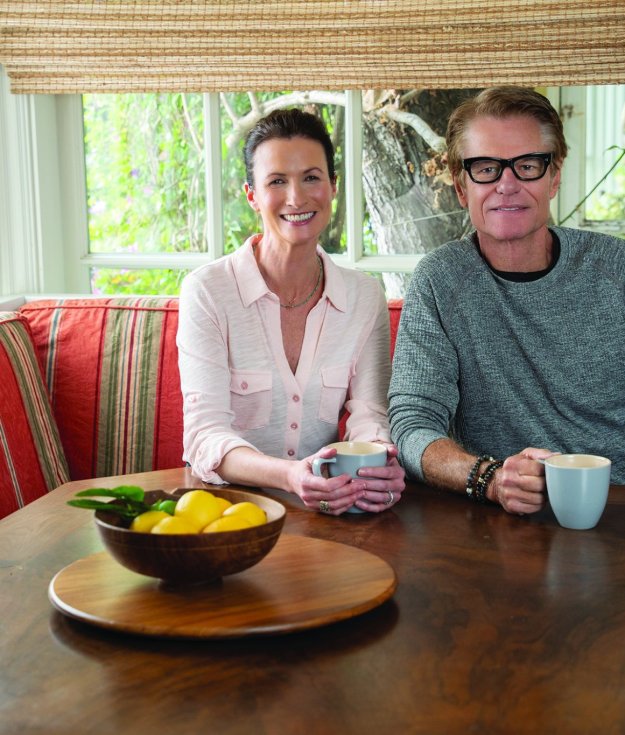 L.-R.: Chef Renée Guilbault and her uncle, actor Harry Hamlin, launched The Open Food Company.(Michael Moriatis/AMC/IFC)