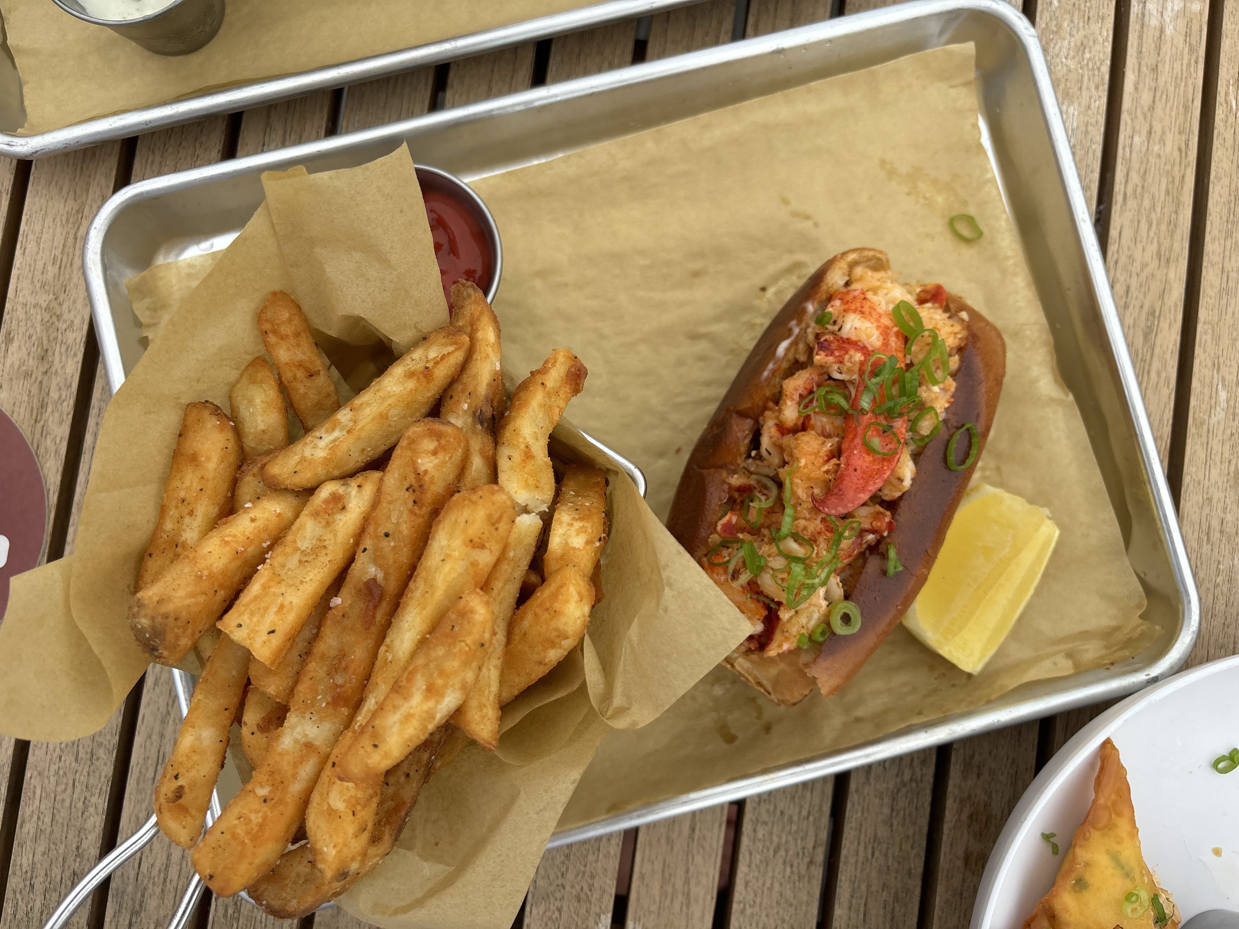 The Common Country East hot lobster roll