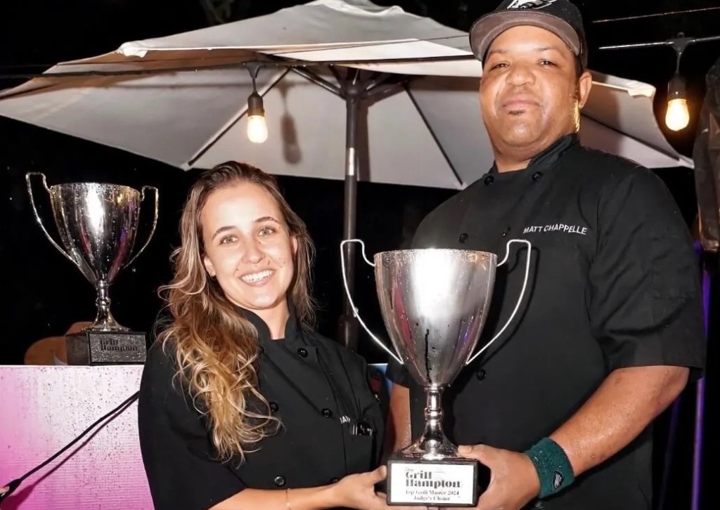 E. Matthew Chappelle won Top Grill Master 2024 Judges Choice - Clubhouse Hamptons at GrillHampton 2024