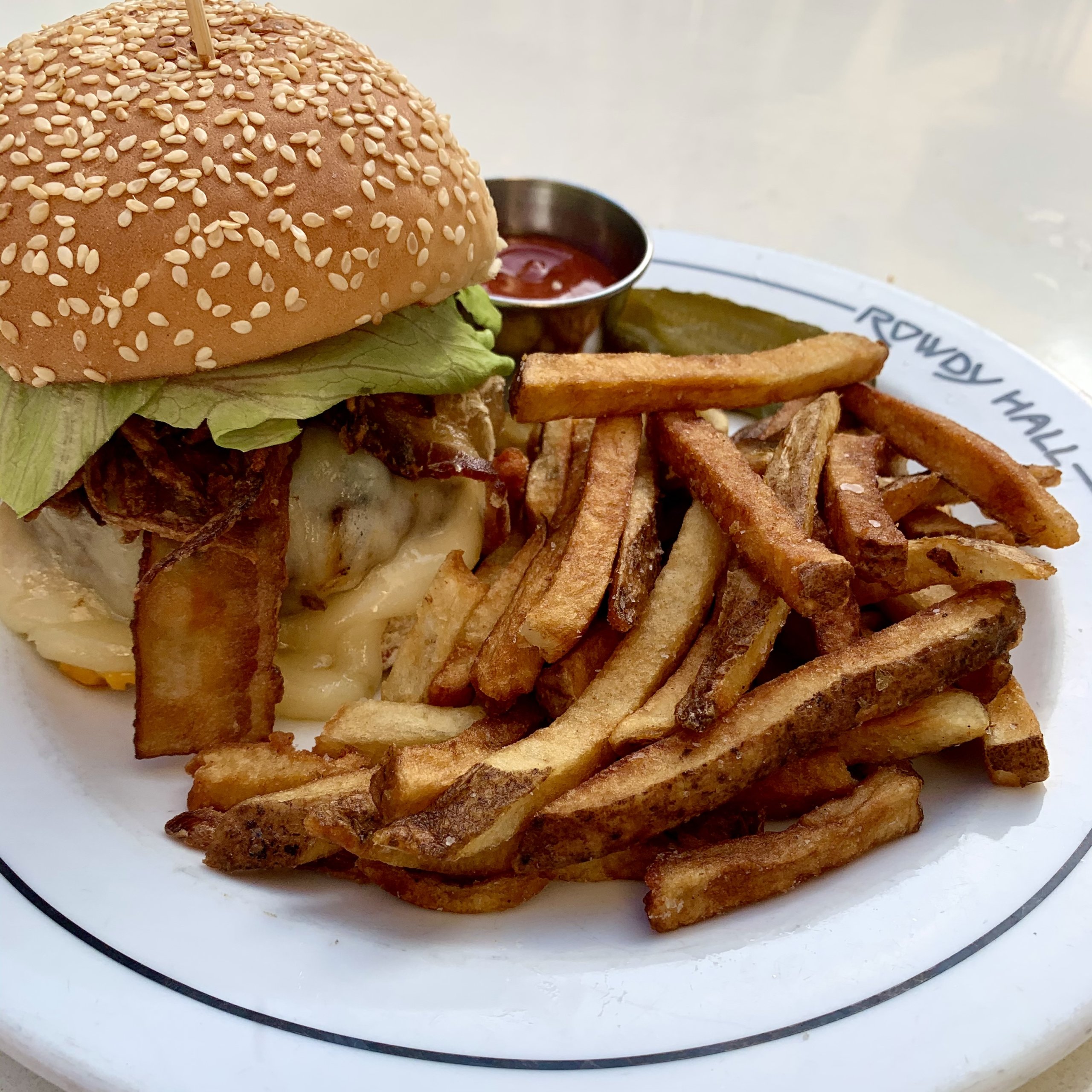 Rowdy Burger from Rowdy Hall in East Hampton