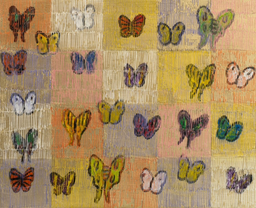 Art by Hunt Slonem, Courtesy Contessa Gallery