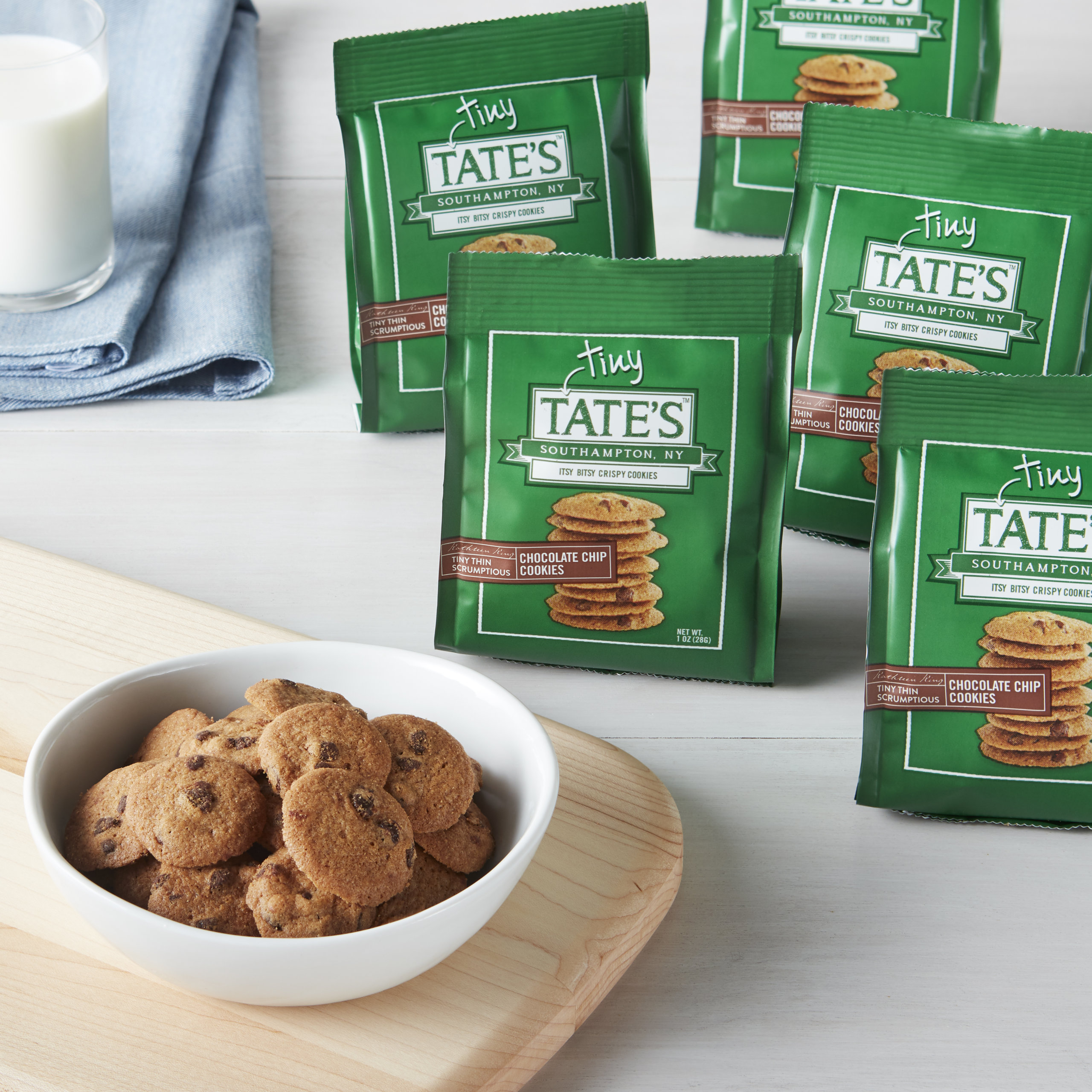 Tiny Tate's chocolate chip cookies