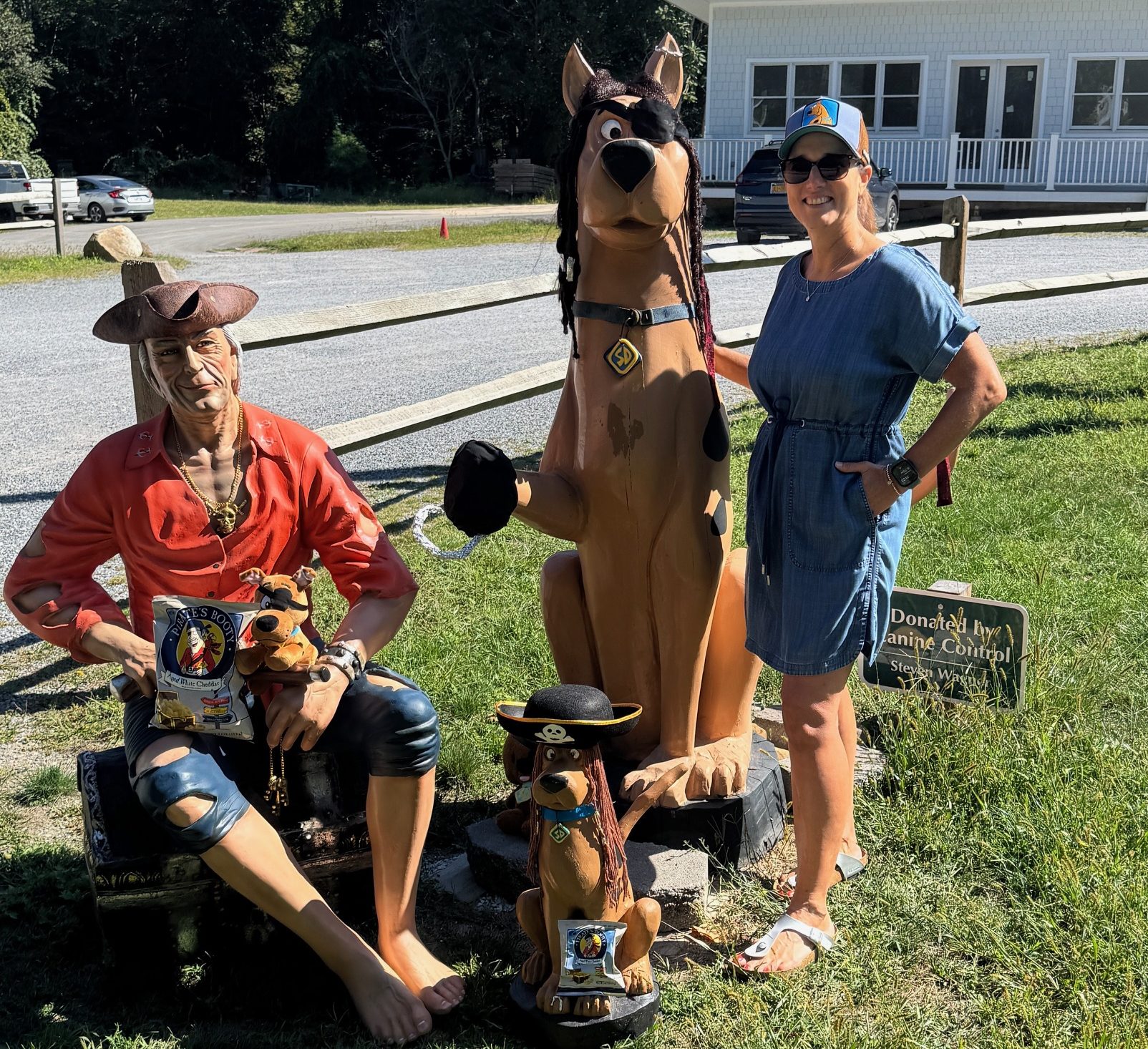 Michelle Malone with Scooby in Southampton