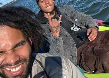 Shane Garcia and Aaron Montemarno sent this selfie before they died (Southampton Police)