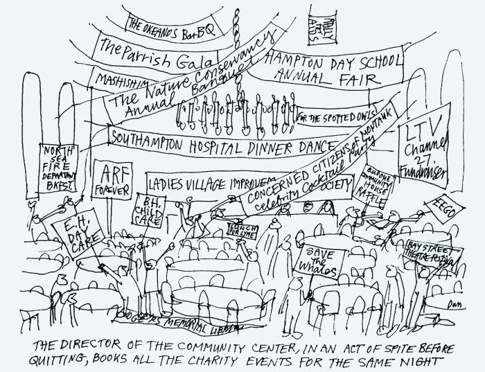 banners cartoon by Dan Rattiner