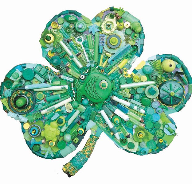 Shamrock March 13, 2026 Dan's Papers cover art by Cindy Pease Roe