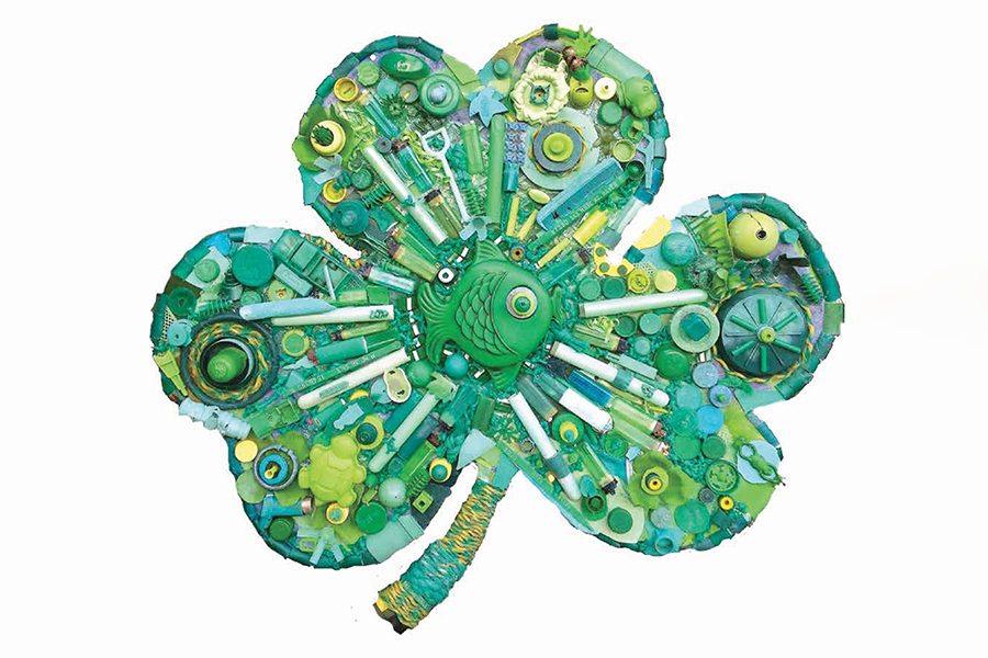 Shamrock March 13, 2026 Dan's Papers cover art by Cindy Pease Roe