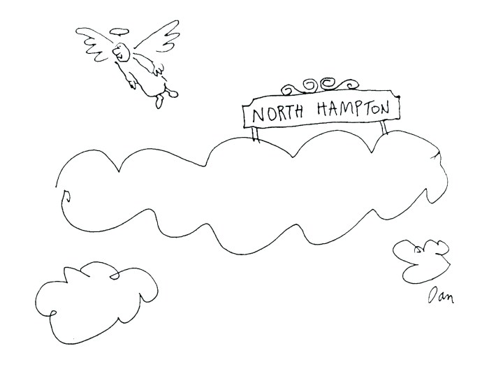 North Hampton cartoon by Dan Rattiner