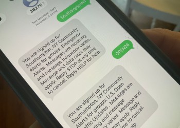 The Town of Southampton rolled out anew alert system (Dan's Papers)